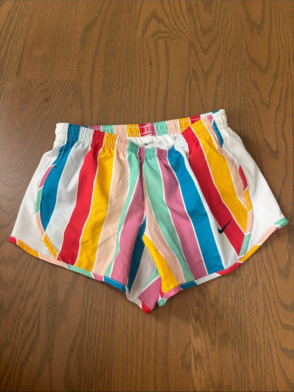 Nike kids Rainbow Stripe Shorts